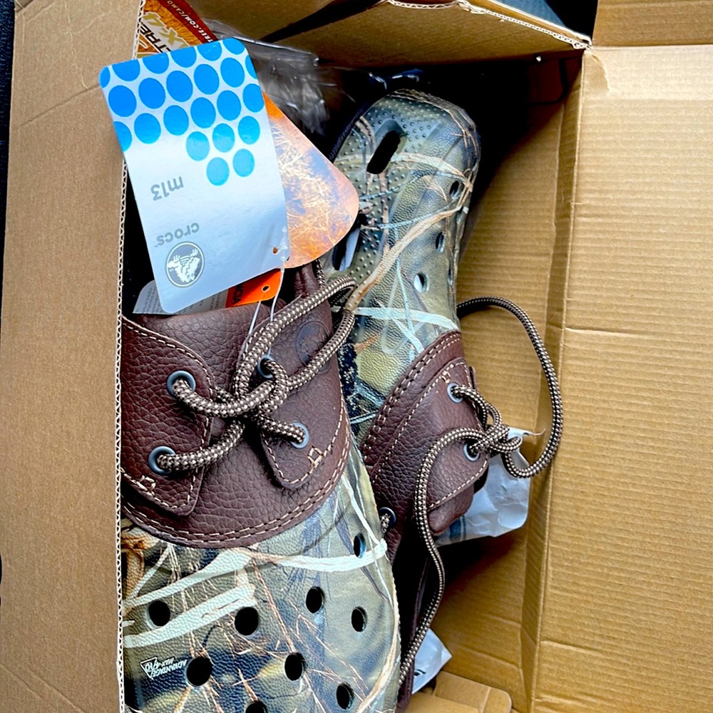 New crocs size 13 rare